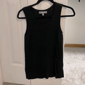 Sleeveless sweater black
